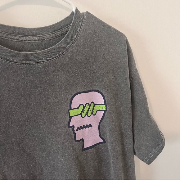 Brain Dead Spermicide Tee Short Sleeve T-Shirt Gray Men’s Medium - Picture 3 of 9